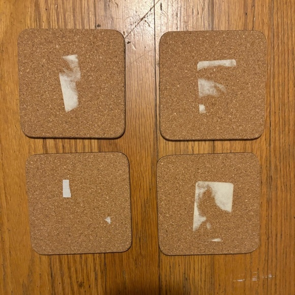 Set of 4 Royal Table Classic Fruit Hardboard Cork Back Coasters England - Picture 6 of 8